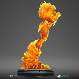 FANTASTIC FOUR FIRST STEPS HUMAN TORCH MINICO FIGURE STATUA IRON STUDIOS