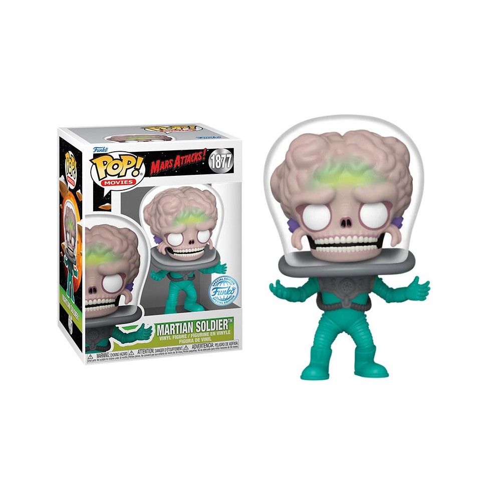 FUNKO FUNKO POP! MARS ATTACKS! 1877 MARTIAN SOLDIER BOBBLE HEAD FIGURE