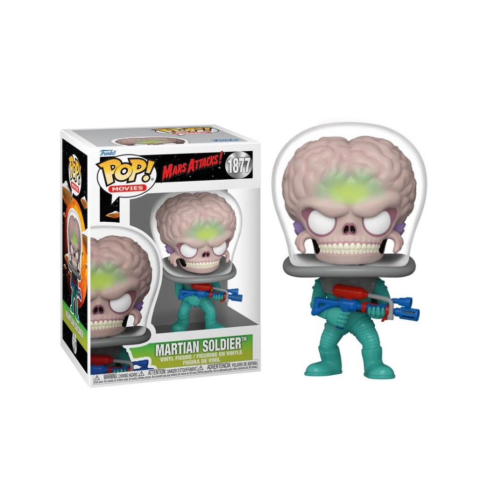 FUNKO FUNKO POP! MARS ATTACKS! MARTIAN SOLDIER BOBBLE HEAD FIGURE
