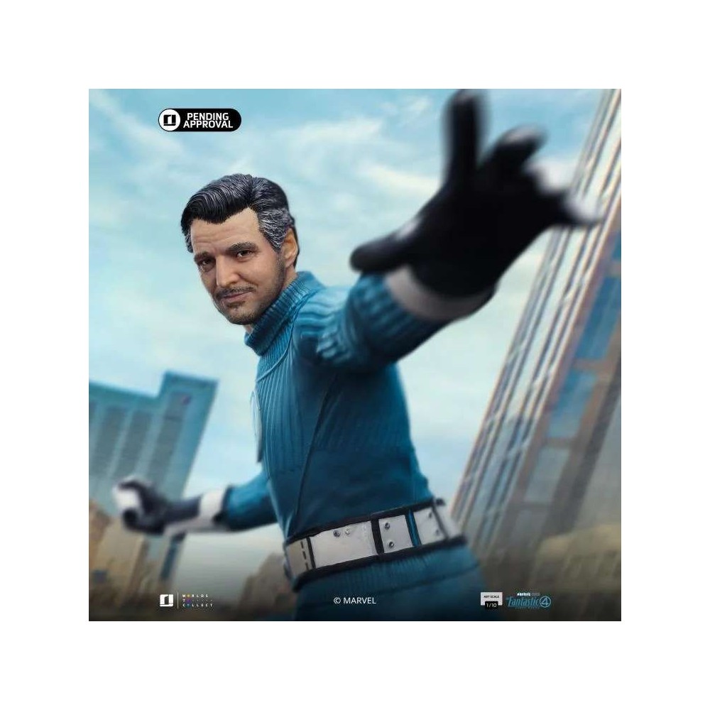 FANTASTIC FOUR FIRST STEPS MISTER FANTASTIC & H.E.R.B.I.E. ART SCALE STATUA IRON STUDIOS