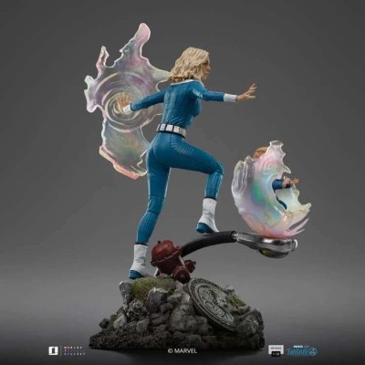 IRON STUDIOS FANTASTIC FOUR FIRST STEPS INVISIBLE WOMAN & FRANKLIN ART SCALE 1/10 STATUE