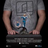 IRON STUDIOS FANTASTIC FOUR FIRST STEPS INVISIBLE WOMAN & FRANKLIN ART SCALE 1/10 STATUE