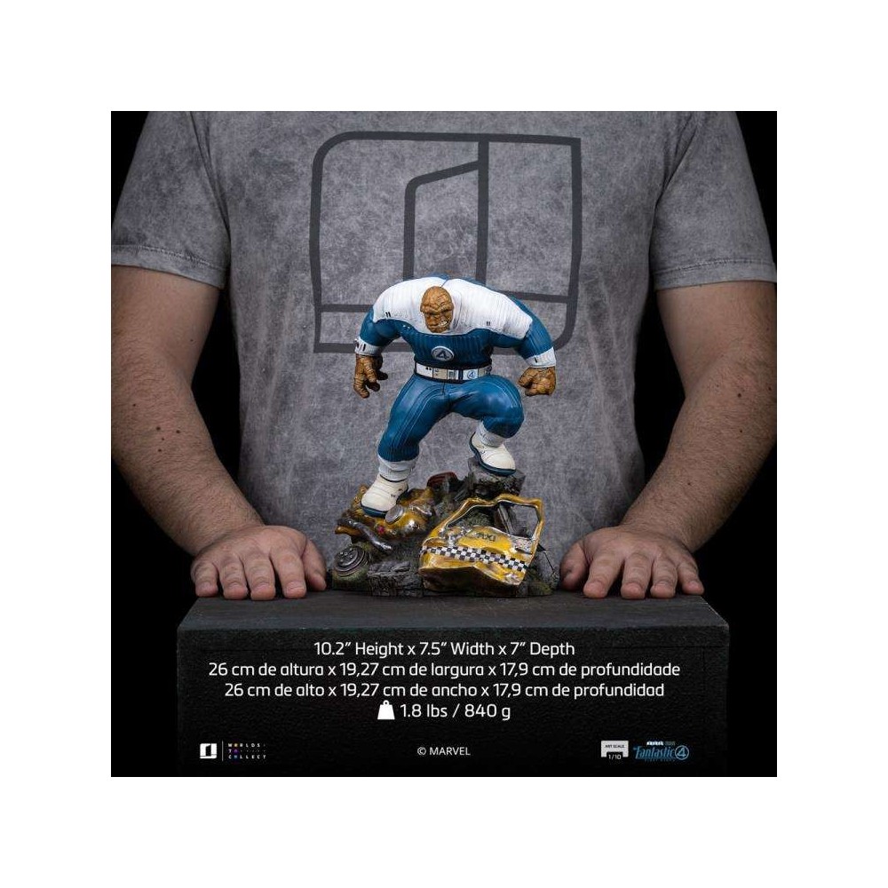 FANTASTIC FOUR FIRST STEPS THE THING ART SCALE STATUA IRON STUDIOS