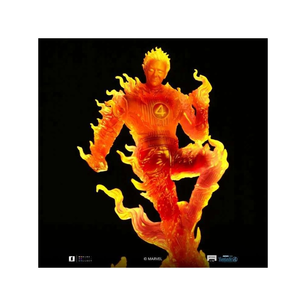 IRON STUDIOS FANTASTIC FOUR FIRST STEPS HUMAN TORCH ART SCALE 1/10 STATUE