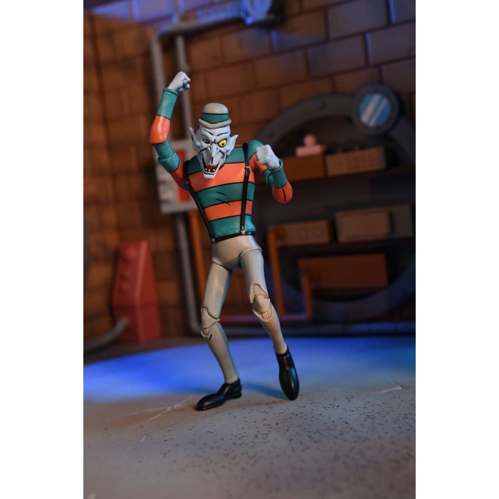 TEENAGE MUTANT NINJA TURTLES CARTOON CREEPY EDDIE AND SHIBANO-SAMA ACTION FIGURE NECA