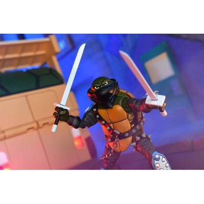 TEENAGE MUTANT NINJA TURTLES CARTOON DARK LEO ACTION FIGURE NECA