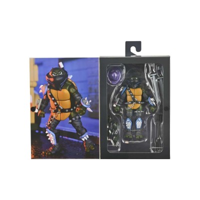 TEENAGE MUTANT NINJA TURTLES CARTOON DARK LEO ACTION FIGURE NECA