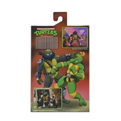 TEENAGE MUTANT NINJA TURTLES CARTOON DARK LEO ACTION FIGURE NECA