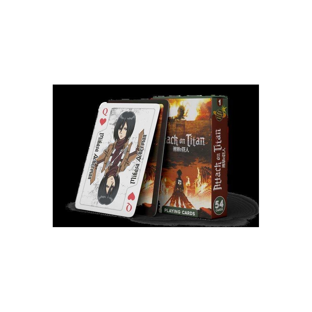 DO NOT PANIC GAMES MANGACARDS ATTACK ON TITAN POKER PLAYING CARDS