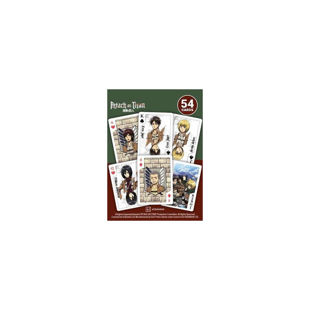 DO NOT PANIC GAMES MANGACARDS ATTACK ON TITAN POKER PLAYING CARDS