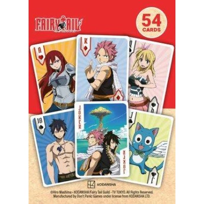 DO NOT PANIC GAMES MANGACARDS FAIRY TAIL POKER PLAYING CARDS
