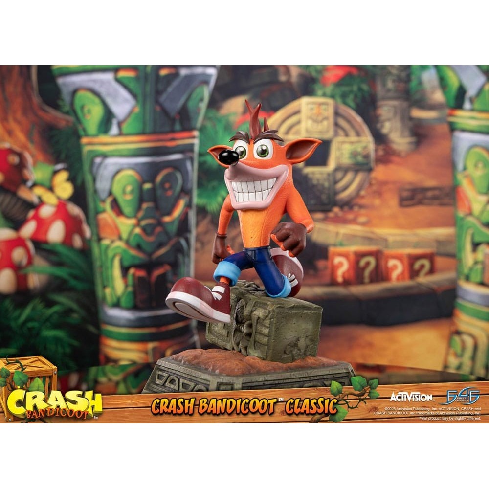 CRASH BANDICOOT CLASSIC STATUA FIGURE FIRST4FIGURES