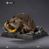 IRON STUDIOS JURASSIC WORLD REBIRTH T-REX RIVER SCENE DEMI ART SCALE 1/20 STATUE RESIN FIGURE