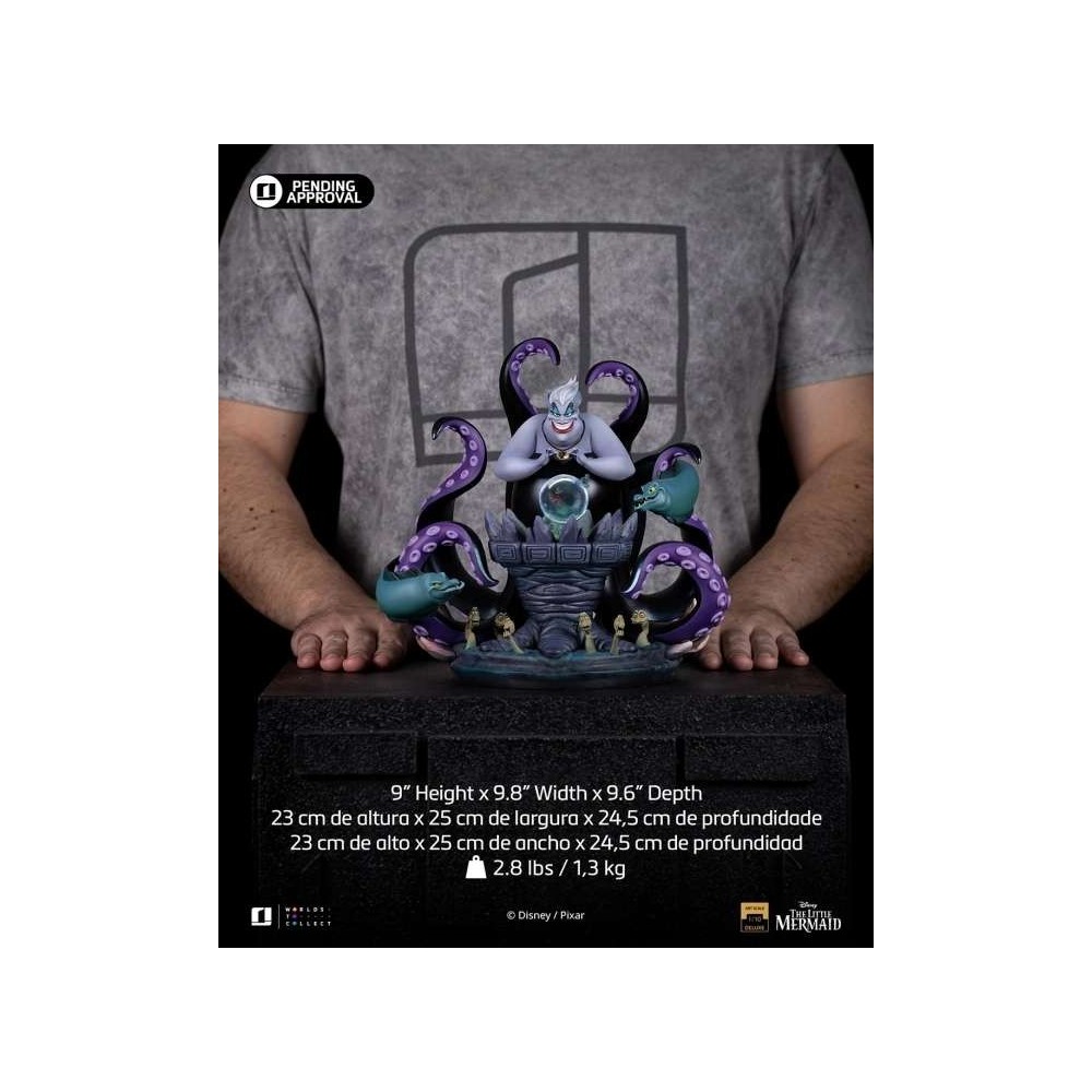 IRON STUDIOS DISNEY THE LITTLE MERMAID URSULA ART SCALE DELUXE 1/10 STATUE RESIN FIGURE