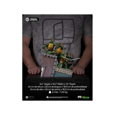 TEENAGE MUTANT NINJA TURTLES ART SCALE KEVIN EASTMAN VERSION 1/10 STATUA FIGURE IRON STUDIOS