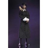 NECA WEDNESDAY ADDAMS CLASSIC DRESS CLOTHED PVC ACTION FIGURE