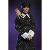 NECA WEDNESDAY ADDAMS CLASSIC DRESS CLOTHED PVC ACTION FIGURE