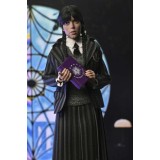 NECA WEDNESDAY ADDAMS & ENID NEVERMORE UNIFORM CLOTHED PVC 2-PACK ACTION FIGURES
