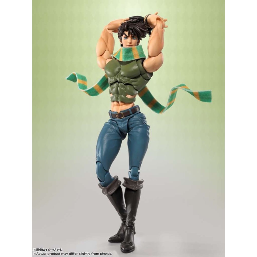 BANDAI JOJO'S BIZARRE ADVENTURE JOSEPH JOESTAR S.H. FIGUARTS PVC ACTION FIGURE