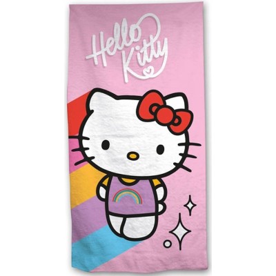 HELLO KITTY RAINBOW TELO ASCIUGAMANO 140X70CM AYMAX