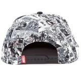 MARVEL LOGO WITH STRIPS ALL OVER CAPPELLO DIFUZED