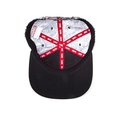 DIFUZED MARVEL LOGO WITH STRIPS ALL OVER BASEBALL CAP