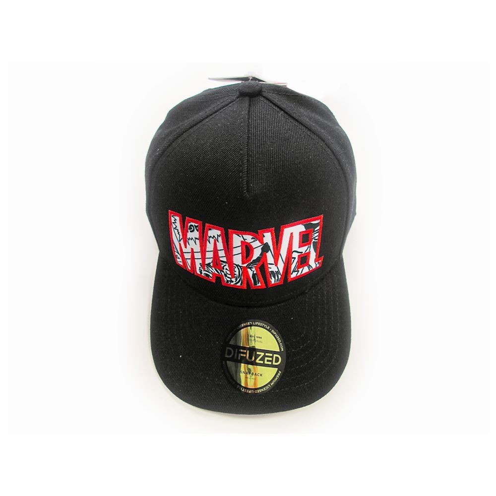 DIFUZED MARVEL LOGO STRIPS BASEBALL CAP