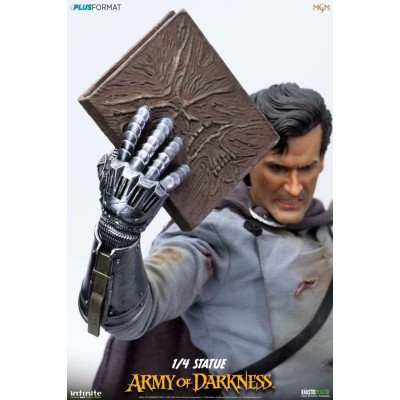 INFINITE STATUE ARMY OF DARKNESS ASH WILLIAMS 1/4 SCALE PLUS FORMAT STATUE RESIN FIGURE