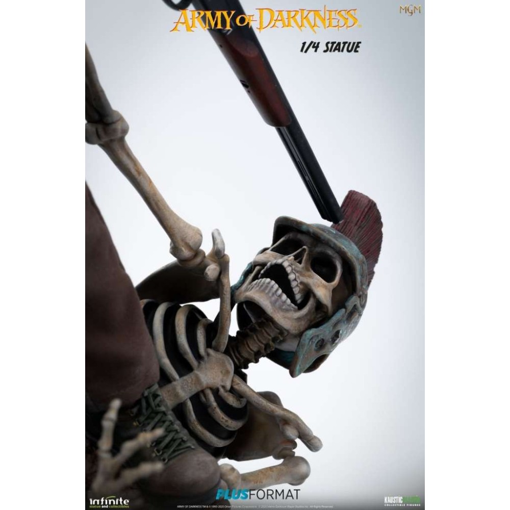 INFINITE STATUE ARMY OF DARKNESS ASH WILLIAMS 1/4 SCALE PLUS FORMAT STATUE RESIN FIGURE