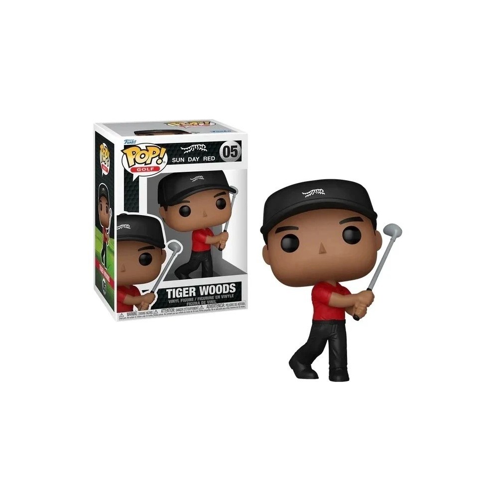 FUNKO POP! TIGER WOODS SUN DAY RED BOBBLE HEAD KNOCKER FIGURE FUNKO