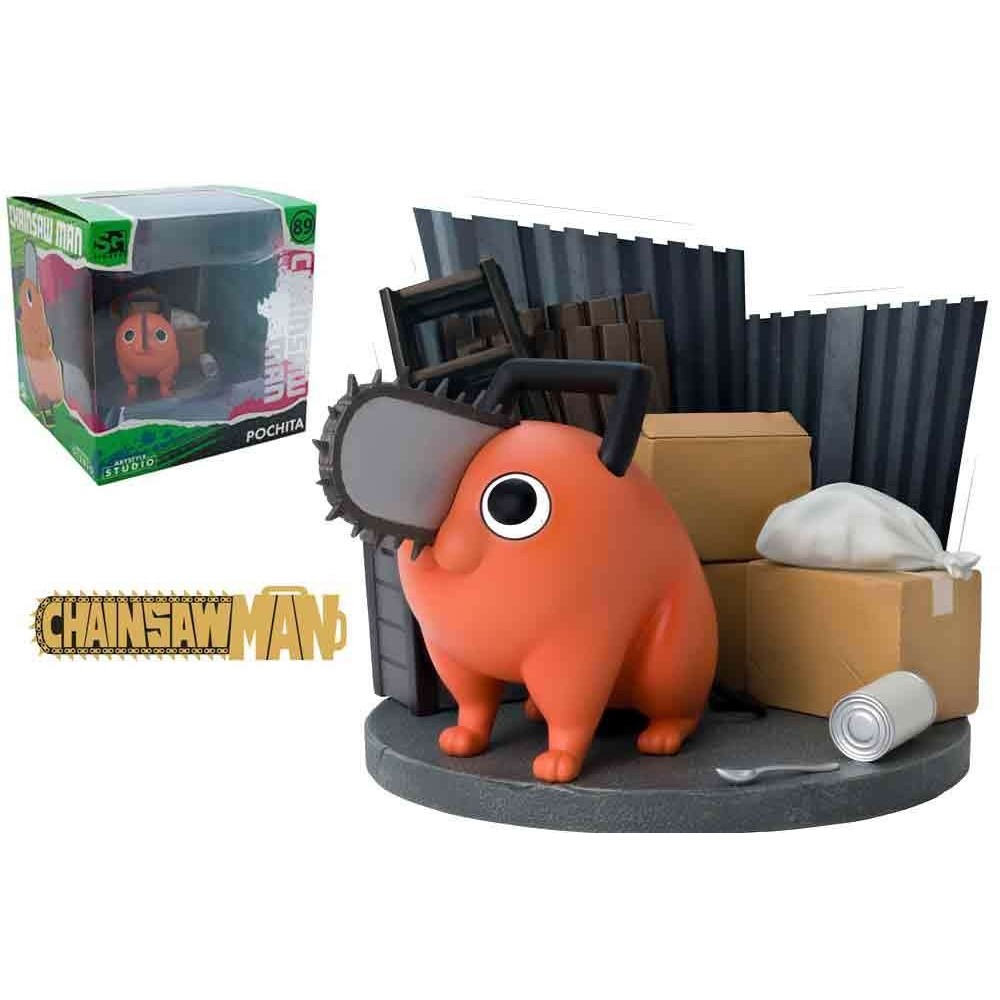ABYSTYLE CHAINSAW MAN POCHITA SUPER FIGURE COLLECTION PVC STATUE