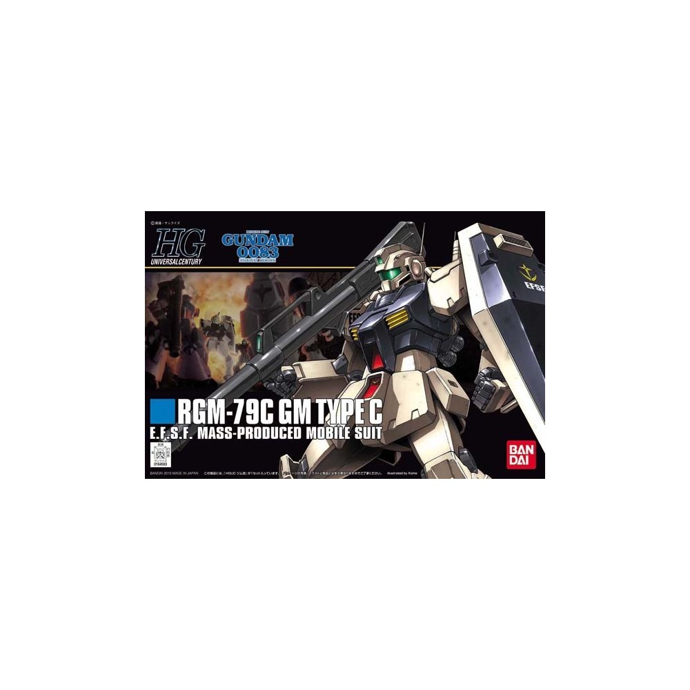 HIGH GRADE HGUC GM TYPE C 1/144 MODEL KIT ACTION FIGURE BANDAI