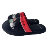 GROOVY UK  FRIENDS CENTRAL PERK BLACK SLIPPERS SIZE EU 35-38