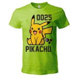 MAGLIA T SHIRT BIMBO POKEMON PIKACHU 025 VERDE