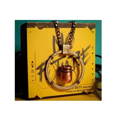 FANATTIK CYBERPUNK 2077 V'S BULLET NECKLACE REPLICA