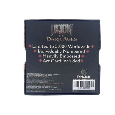 FANATTIK DOOM THE DARK AGES DOOM SLAYER SHIELD MEDALLION LIMITED REPLICA
