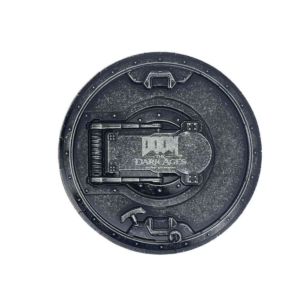 DOOM THE DARK AGES DOOM SLAYER SHIELD MEDALLION FANATTIK