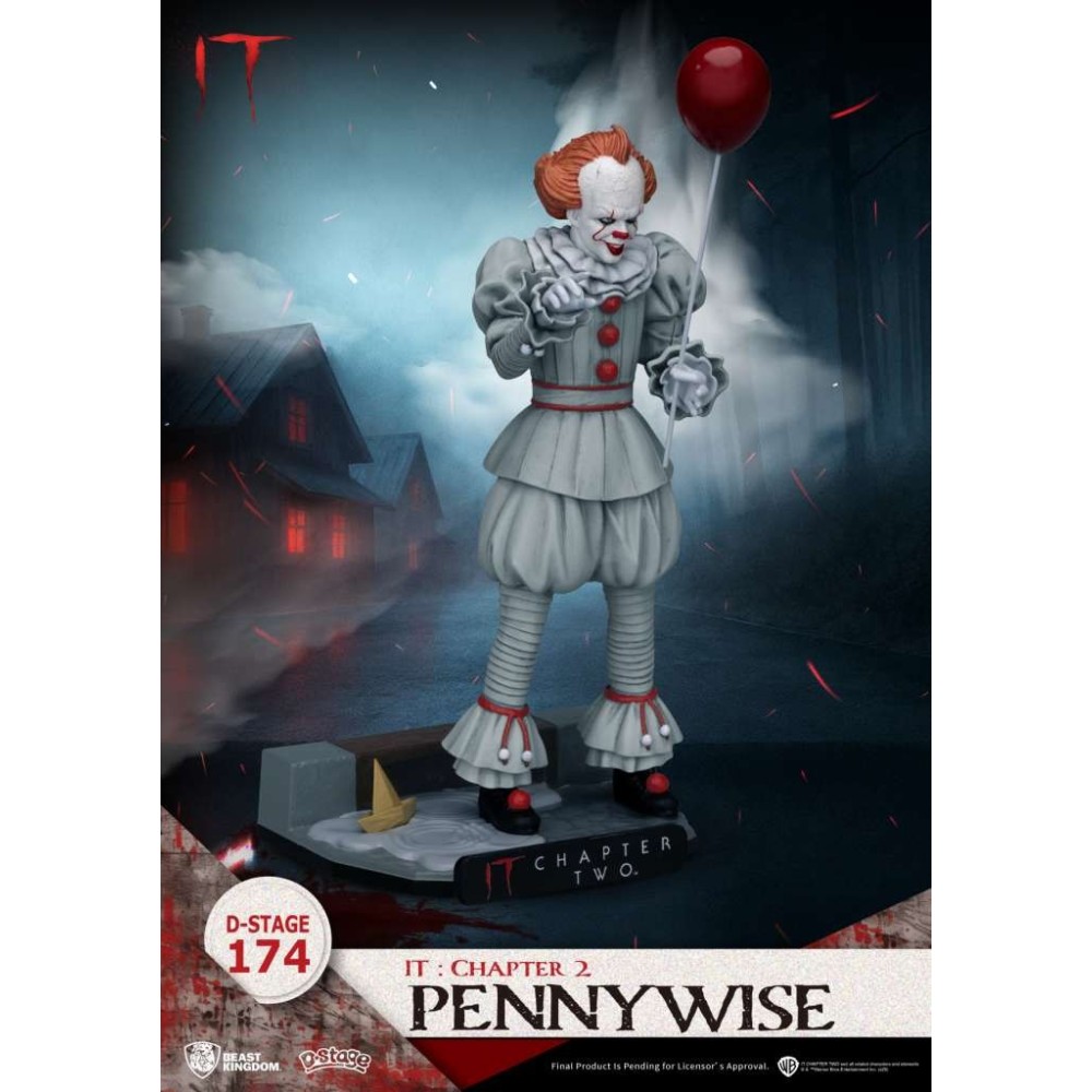 BEAST KINGDOM D-STAGE IT CHAPTER 2 PENNYWISE STATUE FIGURE
