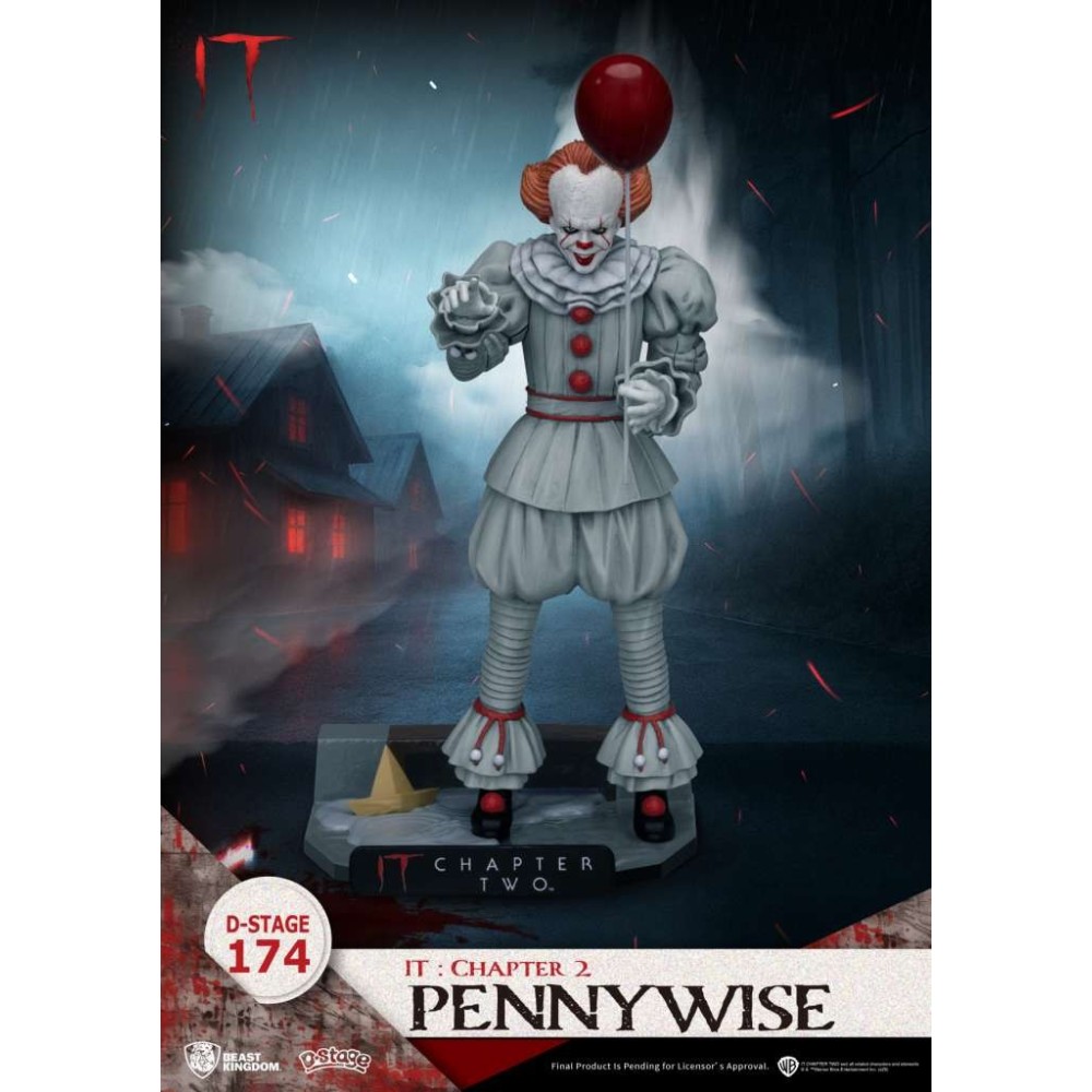 BEAST KINGDOM D-STAGE IT CHAPTER 2 PENNYWISE STATUE FIGURE