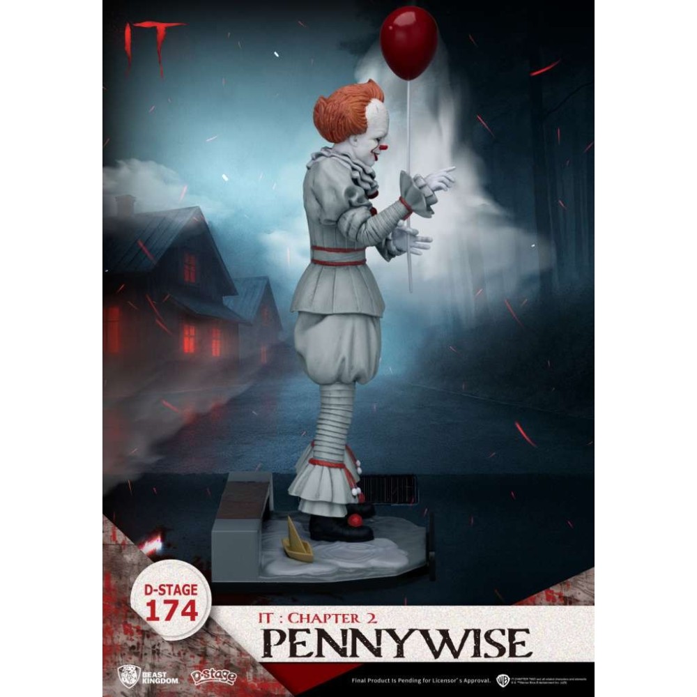 BEAST KINGDOM D-STAGE IT CHAPTER 2 PENNYWISE STATUE FIGURE