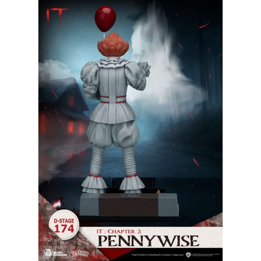 D-STAGE IT CHAPTER 2 PENNYWISE STATUA FIGURE DIORAMA BEAST KINGDOM