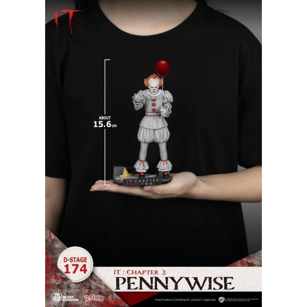 BEAST KINGDOM D-STAGE IT CHAPTER 2 PENNYWISE STATUE FIGURE