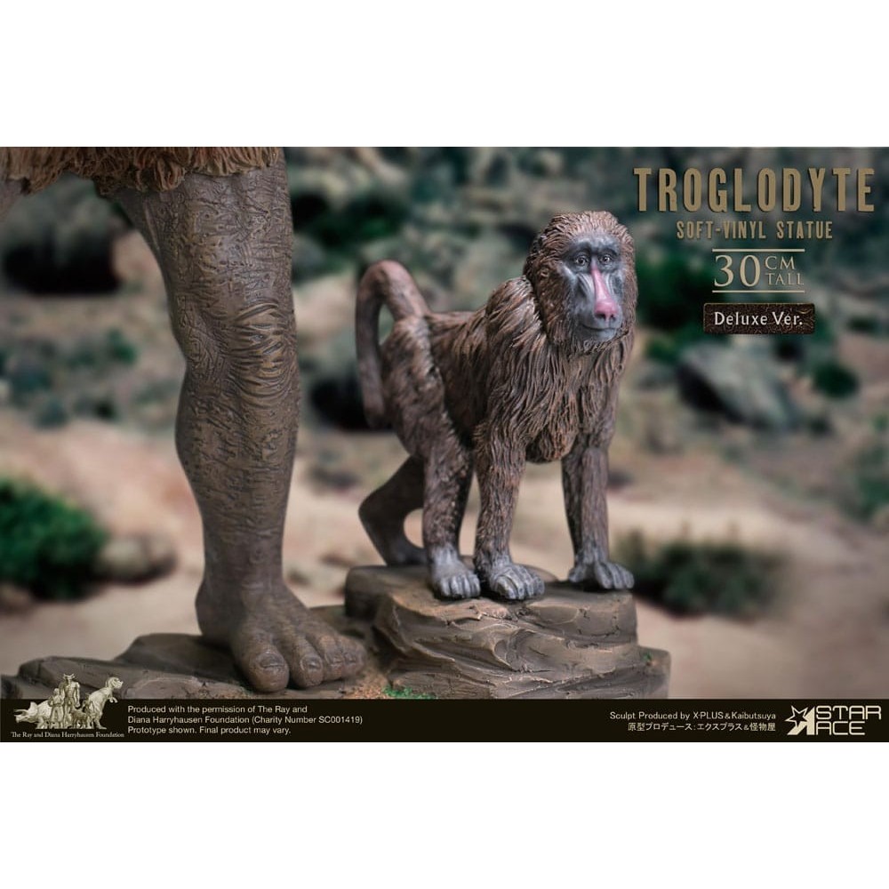 RAY HARRYHAUSEN BUBO THE MECHANICAL OWL TROGLODYTE DELUXE SOFT VINYL STATUA 30CM FIGURE STAR ACE