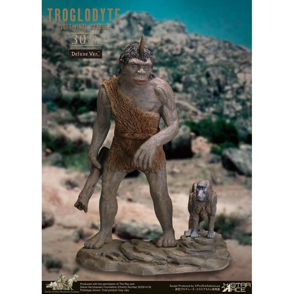 RAY HARRYHAUSEN BUBO THE MECHANICAL OWL TROGLODYTE DELUXE SOFT VINYL STATUA 30CM FIGURE STAR ACE