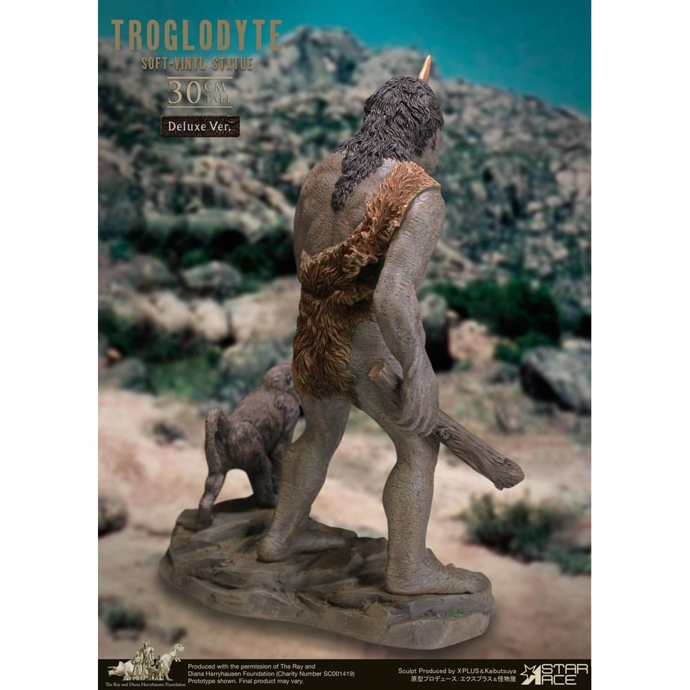 STAR ACE RAY HARRYHAUSEN BUBO THE MECHANICAL OWL TROGLODYTE DELUXE SOFT VINYL STATUE 30CM FIGURE