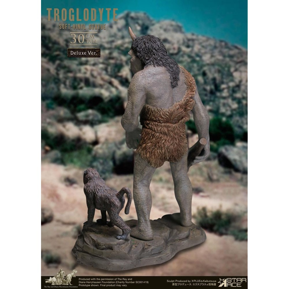 STAR ACE RAY HARRYHAUSEN BUBO THE MECHANICAL OWL TROGLODYTE DELUXE SOFT VINYL STATUE 30CM FIGURE
