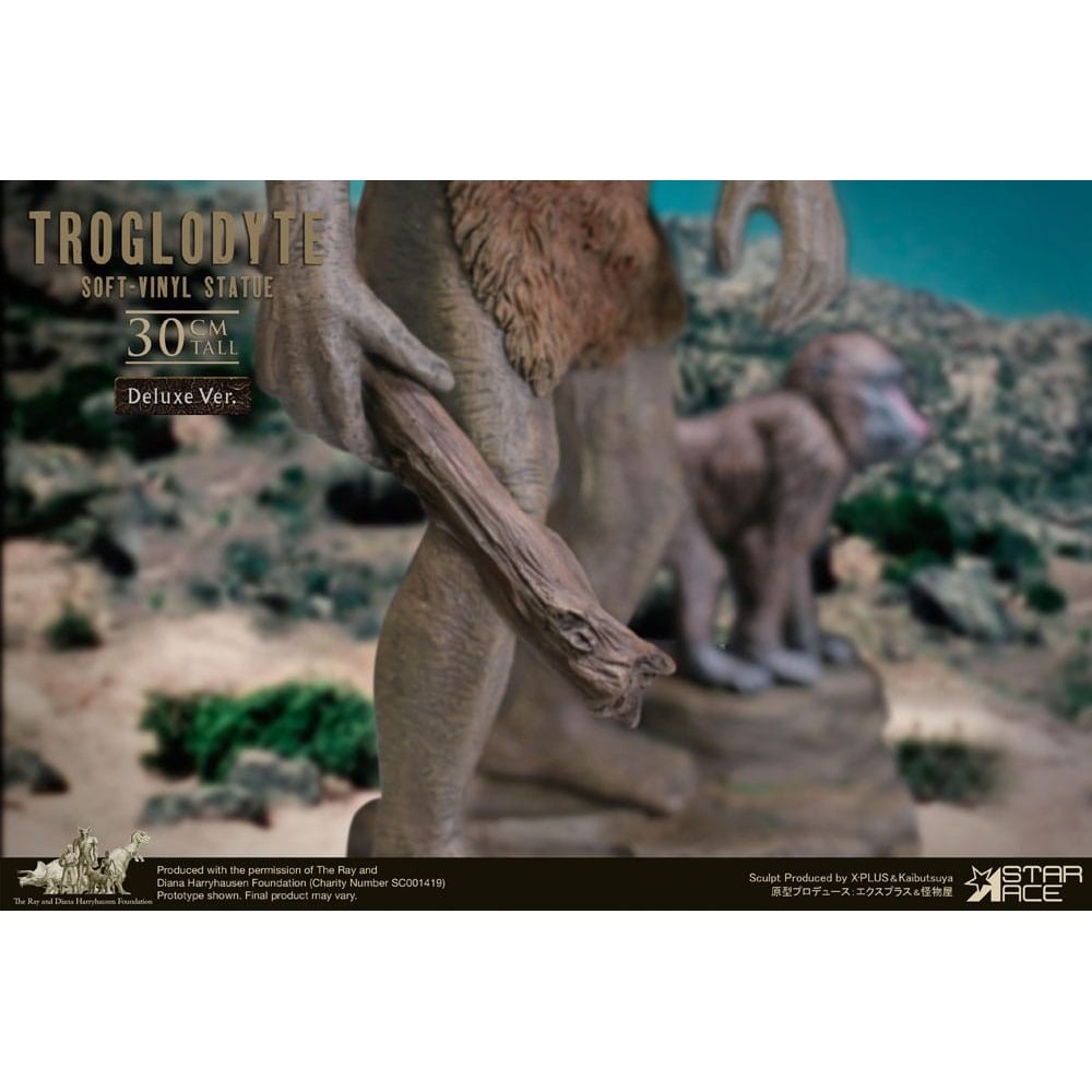 STAR ACE RAY HARRYHAUSEN BUBO THE MECHANICAL OWL TROGLODYTE DELUXE SOFT VINYL STATUE 30CM FIGURE