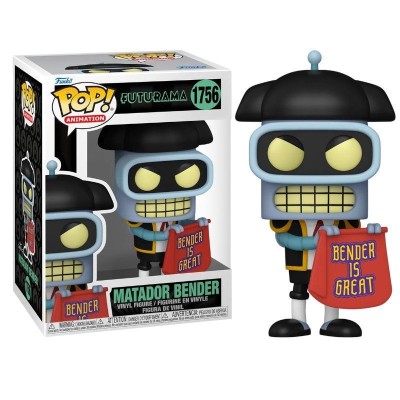 FUNKO FUNKO POP! FUTURAMA MATADOR BENDER BOBBLE HEAD FIGURE