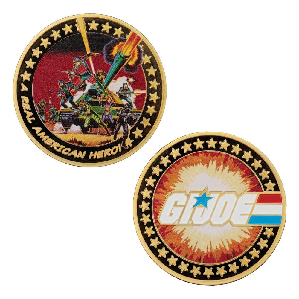 FANATTIK G.I. JOE A REAL AMERICAN HERO 60TH ANNIVERSARY 24K GOLD PLATED COIN LIMITED EDITION
