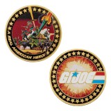 G.I. JOE A REAL AMERICAN HERO 60TH ANNIVERSARY 24K GOLD PLATED COIN LIMITED EDITION MONETA DA COLLEZIONE FANATTIK